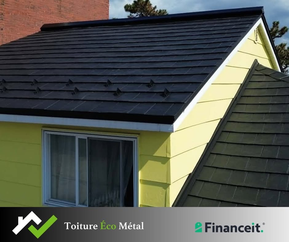 Installation de toiture métallique au Québec